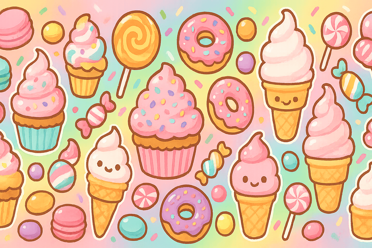 🍰 スイーツドロップシール オリパ